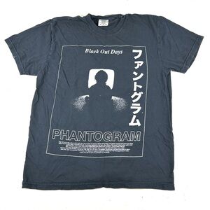 Phantogram Black Out Days T Shirt Mens Medium Black Out Days Comfort Colors